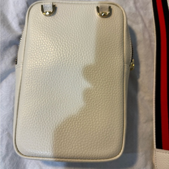 Bandolier Cream Crossbody Phone Case Set with Red Stripe - Picture 3 of 8